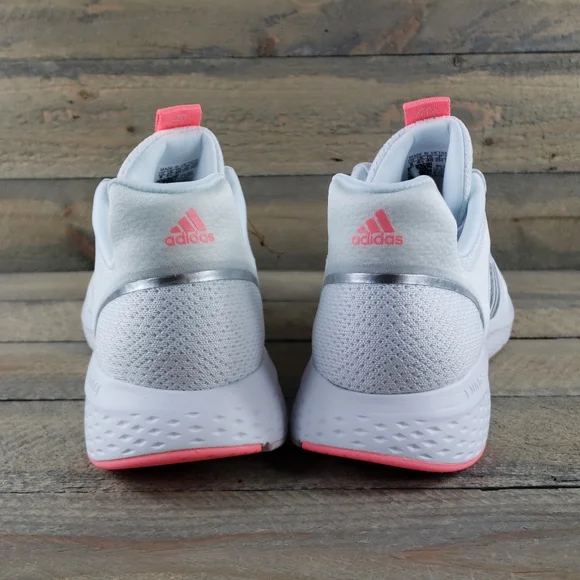 adidas Edge Lux 5  Women's Running Casual Shoes White, Acid Red Metallic Silver - Picture 4 of 11